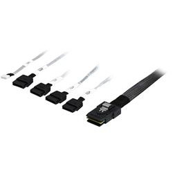 Intel® SAS cable kit AXXE34DRVCBL, Single, SAS SATA 4 Drive cable