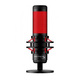 HyperX Quadcast, herní mikrofon, černý červený