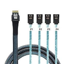 Gigabyte cable SFF-8654 4i (SlimSAS ×4) - SFF-8654 4i (SlimSAS ×4) 60cm