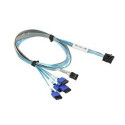 Supermicro Internal MiniSAS HD SFF-8643 to 4 SATA 60 60 60 60cm with Sideband Cable