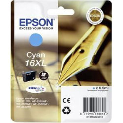 Epson originální ink C13T16324010, T163240, 16XL, cyan, 6.5ml, Epson WorkForce WF-2540WF,