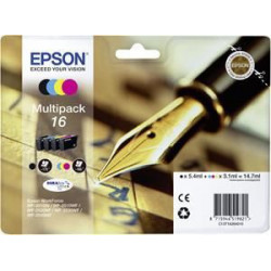 Epson originální ink C13T16264010, T162640, CMYK, 3x3.1 5.4ml, Epson WorkForce WF-2540WF,
