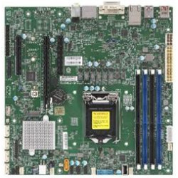 SUPERMICRO MB 1xLGA1151 (Core 8th 95W in 1U), Q370,4xDDR4,6xSATA3,M.2,4xPCIe 3.0 (x16, x1,2 x4),2xDP,DVI,Audio,2x LAN