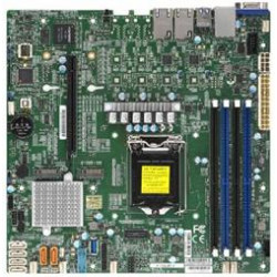 SUPERMICRO MB 1xLGA1151 (Xeon E3-21xx,i3), C246, 4xDDR4, 6xSATA3, 2xM.2, 1xPCIe3.0 x16, VGA, 2x LAN, IPMI, bulk