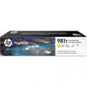 HP originální ink L0R15A, No.981Y, yellow, extra high capacity, HP PageWide MFP E58650, 55