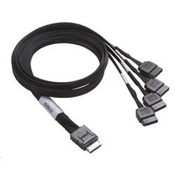 Supermicro 50cm OCuLink to 4 SATA Cable