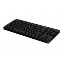 Logitech G Pro Mechanical Gaming Keyboard - Klávesnice - podsvícení - USB - QWERTZ - německá - klávesový spínač: GX Blue Clicky - černá