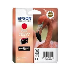 Epson originální ink C13T08774010, red, 11,4ml, Epson Stylus Photo R1900