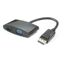 PremiumCord adaptér DisplayPort - HDMI + VGA , FULL HD 1080p, 4K*2K@30Hz