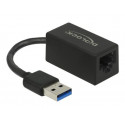 Delock - Síťový adaptér - USB 3.2 Gen 1 - Gigabit Ethernet x 1 - černá