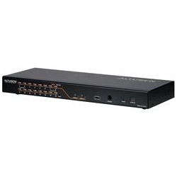 ATEN 16-port Cat5 KVM PS 2+USB, OSD, rack, SUN, 2x console