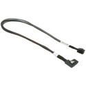 Supermicro Internal Straight MiniSAS HD SFF-8643 to Right Angle MiniSAS 55cm Cable