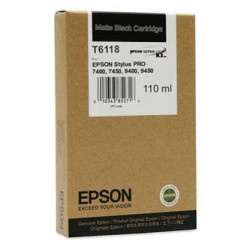 Epson originální ink C13T611800, matte black, 110ml, Epson Stylus Pro 7400, 7450, 7800, 78