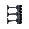 Triton RAB-VP-H47-Y1 - Stojanový panel pro uspořádání kabelů - černá, RAL 9005 - 47U