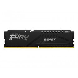 Kingston FURY Beast - DDR5 - sada - 32 GB: 2 x 16 GB - DIMM 288-pin - 6000 MHz PC5-48000 - CL40 - 1.35 V - bez vyrovnávací paměti - on-die ECC - černá