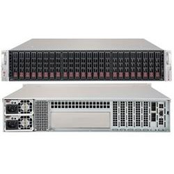 SUPERMICRO 2U JBOD chassis 24x 2,5" HS SAS SATA (dual expander 8x SFF 8644 + IPMI), 2x740W (80PLUS Platinum)