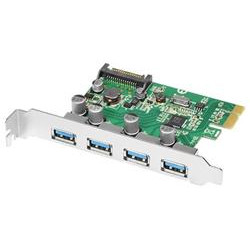 SUPERMICRO AXAGON PCEU-430V (4x USB 3.0, PCIe x1)