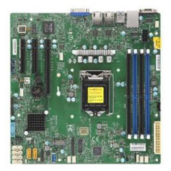 SUPERMICRO MB 1xLGA1151 (Xeon E3-21xx,i3), C242, 4xDDR4, 6xSATA3, M.2, 3xPCIe3.0 (x8, 2 x4), VGA, 2x LAN, IPMI