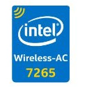 Intel® Dual Band Wireless-AC 7265, 2x2 AC + BT, vPro® M.2