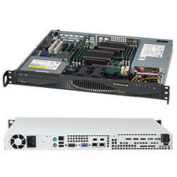 SUPERMICRO mini1U chassis, 2x 3,5" fixed HDD (nebo s MCP-220-00044-0N 2x2,5"), mechanika volitelná (slim), 350W (80PLUS 