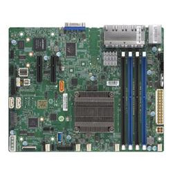 SUPERMICRO Flex-ATX MB Atom C3558 (4-core), 4x DDR4 ECC DIMM, 2xSATA, 1x PCI-E 3.0 x8, 8x 1GbE LAN, IPMI