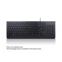 Lenovo klávesnice Essential Wired Keyboard (Black) CZ SK