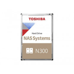 Toshiba N300 NAS - Pevný disk - 18 TB - interní - 3.5" - SATA 6Gb s - 7200 ot min. - vyrovnávací paměť: 512 MB