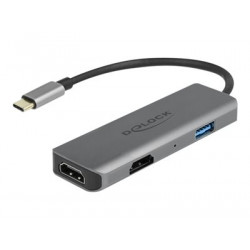 Delock - Dokovací stanice - USB-C Thunderbolt 3 - 2 x HDMI