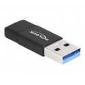 Delock - USB adaptér - USB typ A (M) do USB-C (F) - USB 3.2 Gen 2 - 5 V - 3 A - černá