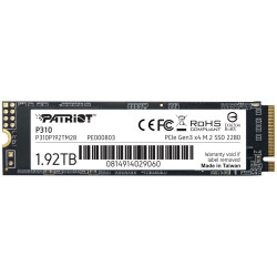 PATRIOT P310 1,92TB SSD Interní M.2 PCIe Gen3 x4 NVMe 1.3 2280