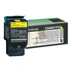 Tonerová cartridge Lexmark C540 X543 X544 X543 X544, yellow, C540H1YG, 2000s, retu