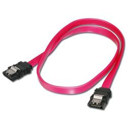 PremiumCord 1,0m kabel SATA 1.5 3.0 GBit s s kovovou zapadkou