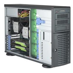 SUPERMICRO Tower 4U 8x 3,5" HS SAS SATA, 2x 5,25", 1x 5,25" pro 3,5", 1200W (80PLUS Platinum), superquiet