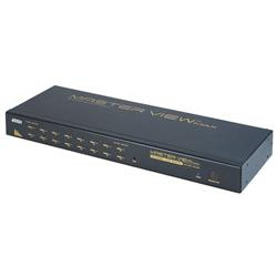 ATEN 16-port KVM PS 2+USB, OSD, rack 19"