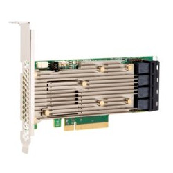 Broadcom LSI MegaRAID SAS 9460-16i, 4GB cache, 12Gb s, NVMe 4-port SAS SATA 16-port, RAID 0 1 5 6 10 50 60, PCI-E 3.1 
