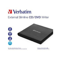 VERBATIM externí mechanika Slimline CD DVD Writer USB - without NERO
