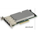 SUPERMICRO AOC-STG-I4T Quad 10Gb s RJ45, PCI-E 3.0 8x (8GT s) Card, LP