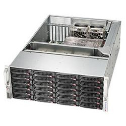 SUPERMICRO 4U chassis 24x 3,5" HS SAS SATA (singel expanSAS3 12Gb - 8643)+2x2,5" volitelný ,2x1200W (80PLUS Titanium)