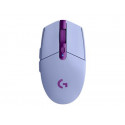 Logitech G G305 - Myš - optický - 6 tlačítka - bezdrátový - LIGHTSPEED - bezdrátový přijímač USB - šeřík