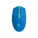 Logitech G G305 - Myš - optický - 6 tlačítka - bezdrátový - LIGHTSPEED - bezdrátový přijímač USB - modrá