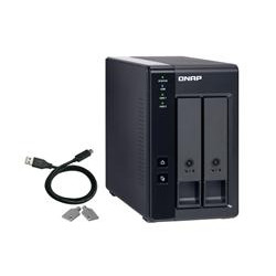 QNAP TR-002, Tower, 2-bay rozšiřovací jednotka s podporou RAID na USB 3.1 pro NAS PC 