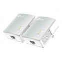 TP-Link TL-PA4010 KIT - Sada napájecího adaptéru - HomePlug AV (HPAV) - zapojitelný do zdi (balení 2)