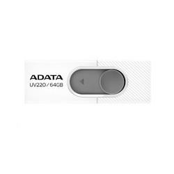 ADATA Flash Disk 32GB UV220, USB 2.0 Dash Drive, bílá šedá