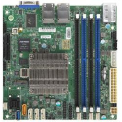 SUPERMICRO mini-ITX MB Atom C3558 (4-core), 4x DDR4 ECC DIMM, 8xSATA, 1x PCI-E 3.0 x4, 4x 1GbE LAN, IPMI