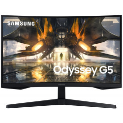 Samsung Odyssey G55A 27" prohnutý 2560x1440 VA 1ms 300 cd m2 DP HDMI sluchátkový port VESA černý