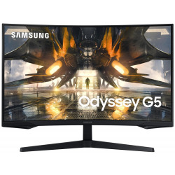 Samsung Odyssey G55A 32" prohnutý 2560x1440 VA 1ms 300 cd m2 DP HDMI sluchátkový port VESA černý