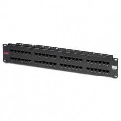 APC CAT 6 Patch Panel, 48 port RJ45 to 110 568 A B color coded