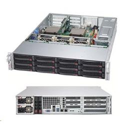 SUPERMICRO 2U chassis 8xSAS3 12Gbps+4x(NVMe nebo SAS3), 2x1200W(tit.)