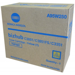 Konica Minolta toner A95W250, yellow, 12000str., TNP-49Y, Konica Minolta Bizhub