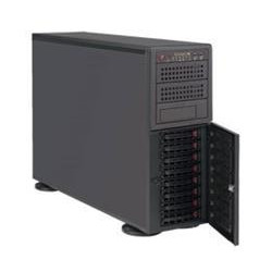 SUPERMICRO Tower 4U WS 2x LGA4189, iC621A, 16x DDR4, 8x HS (3,5"), 2x1200W (titanium), 2x10GbE, IPMI